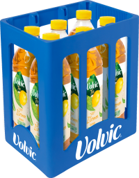 Foto Volvic Grüner Tee Zitrone Kasten 6 x 1,5 l PET Einweg
