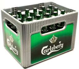 Foto Carlsberg Bier Kasten 24 x 0,33 l Glas Mehrweg