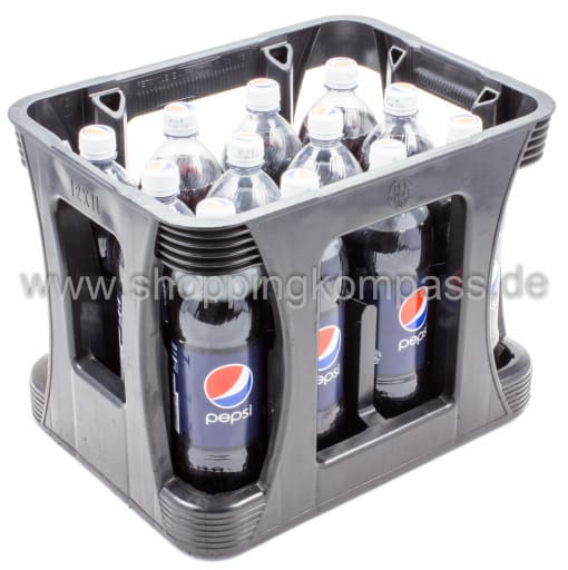 Foto Pepsi Cola Kasten 12 x 1 l PET Einweg