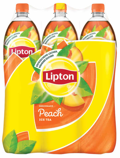 Foto Lipton Ice Tea Eistee Peach 6 x 1,5 l PET Einweg