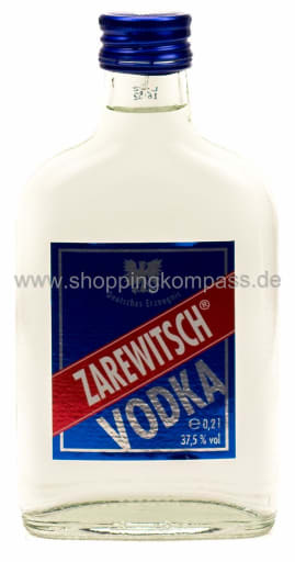 Foto Zarewitsch Wodka 0,2 l