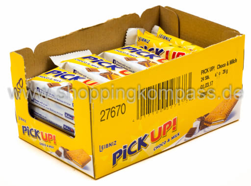 Foto Leibniz PickUP Choco & Milk Karton 24 x 28 g