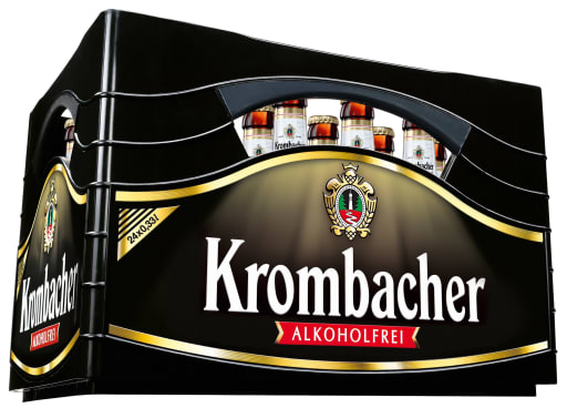 Foto Krombacher Pils alkoholfrei Kasten 24 x 0,33 l Glas Mehrweg