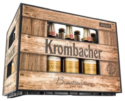 Foto Krombacher Brautradition Naturtrübes Landbier Kasten 20 x 0,5 l Glas Mehrweg