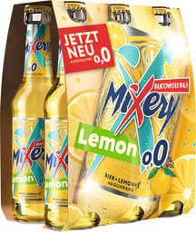 Foto Mixery Guarana Lemon Alkoholfrei 6 x 0,33 l Glas Mehrweg