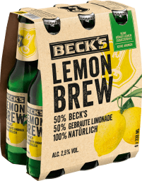 Foto Becks Lemon Brew 6 x 0,33 l Glas Mehrweg