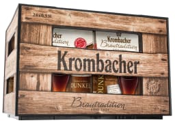 Foto Krombacher Brautradition Naturtrübes Dunkel Kasten 4 x 6 x 0,33 l Glas Mehrweg
