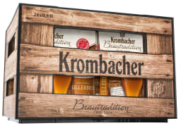 Foto Krombacher Brautradition Kellerbier Kasten 4 x 6 x 0,33 l Glas Mehrweg