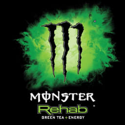 Logo Monster Rehab Green Tea + Energy