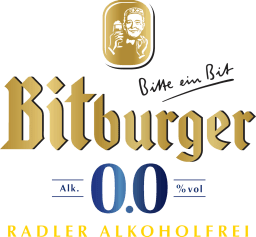 Logo Bitburger Radler alkoholfrei