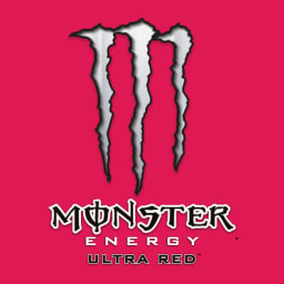 Logo Monster Energy Ultra Red