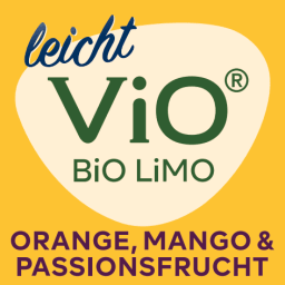 Logo Vio Bio Limo Leicht Orange, Mango & Passionsfrucht