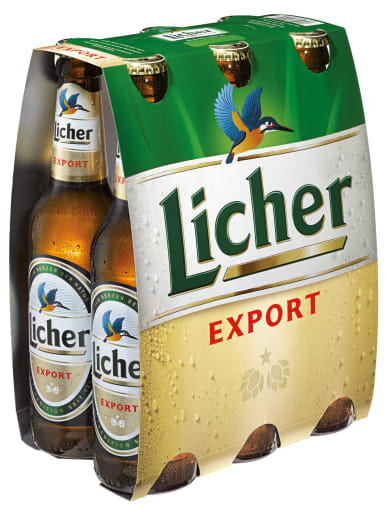 Foto Licher Export 6 x 0,33 l Glas Mehrweg