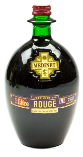 Miniaturansicht 0 Medinet Rouge Rotwein halbtrocken 1 l Glas