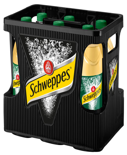 Foto Schweppes American Ginger Ale Kasten 6 x 1 l PET Mehrweg