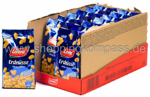 Foto Lorenz Erdnüsse würzig pikant Karton 14 x 150 g