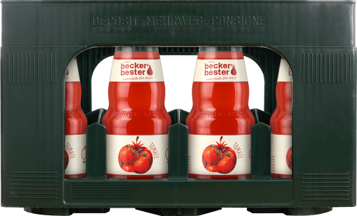 Miniaturansicht 0 Beckers Bester Tomatensaft Direktsaft 100% Kasten 12 x 0,2 l Glas Mehrweg