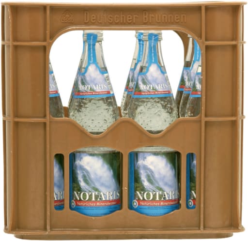 Foto Notaris Mineralwasser Klassik Kasten 12 x 0,7 l Glas Mehrweg
