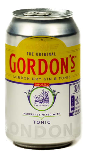 Foto Gordons London Dry Gin & Tonic 0,33 l Einweg Dose