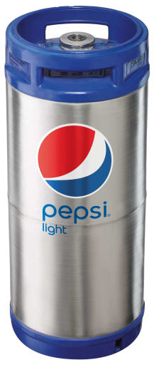 Foto Pepsi Cola Light Premix Fass 20 l KEG Stahl