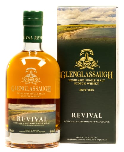 Foto Glenglassaugh Highland Single Malt Scotch Whisky Revival 0,7 l Glas