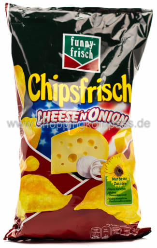 Foto Funny-Frisch Chipsfrisch Cheese & Onion 175 g