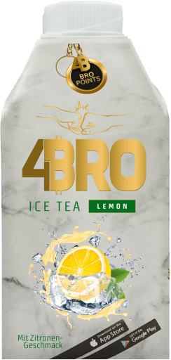 Foto 4BRO Ice Tea Lemon 0,5 l Tetra-Pack