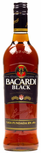 Foto Bacardi Black Rum 0,7 l