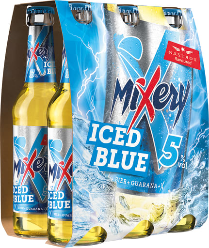 Foto Mixery Iced Blue 6 x 0,33 l Glas Mehrweg