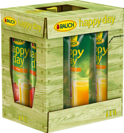 Foto Happy Day Mango Karton 6 x 1 l Tetra-Pack