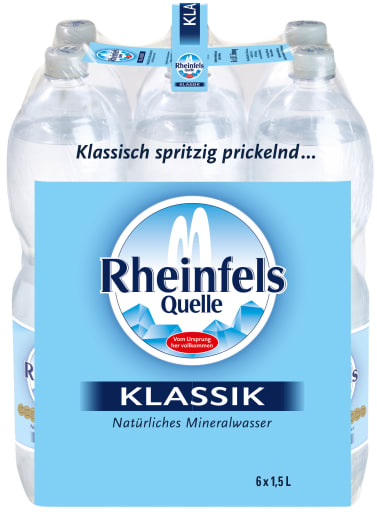 Foto Rheinfels Quelle Mineralwasser Klassik 6 x 1,5 l PET Einweg