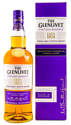 Foto The Glenlivet 1824 Captains Reserve Single Malt Scotch Whisky 0,7 l