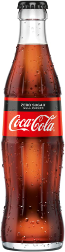 Foto Coca Cola Zero 0,33 l Glas Mehrweg