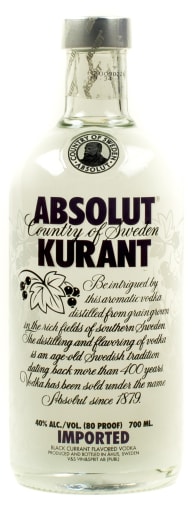 Foto Absolut Vodka Imported Kurant 0,7 l