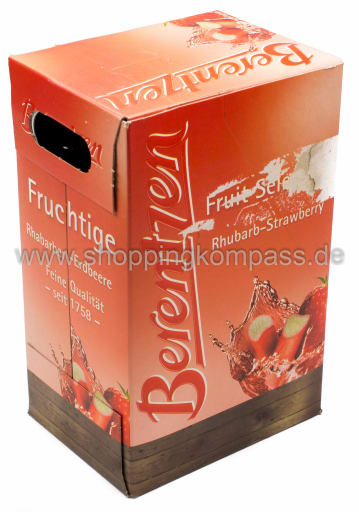 Foto Berentzen Fruchtige Rhabarber Erdbeere Karton 6 x 0,7 l Glas