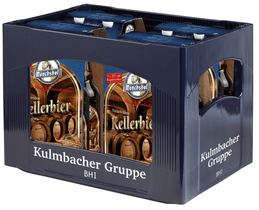 Miniaturansicht 0 Kulmbacher Mönchshof Kellerbier Kasten 4 x 4 x 0,5 l Glas Mehrweg