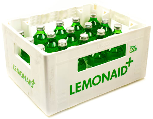 Foto Lemonaid Limette Kasten 20 x 0,33 l Glas Mehrweg