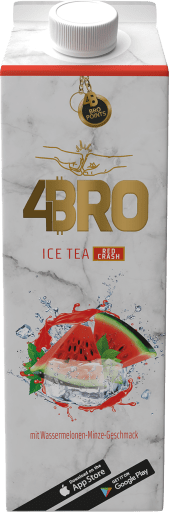 Foto 4BRO Ice Tea Red Crash 1 l Tetra-Pack