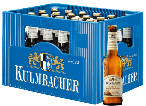 Foto Kulmbacher Premium Pils Edelherb Kasten 24 x 0,33 l Glas Mehrweg