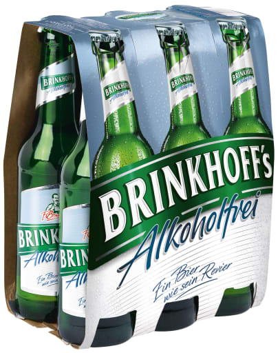 Foto Brinkhoff's Alkoholfrei Kasten 4 x 6 x 0,33 l Glas Mehrweg