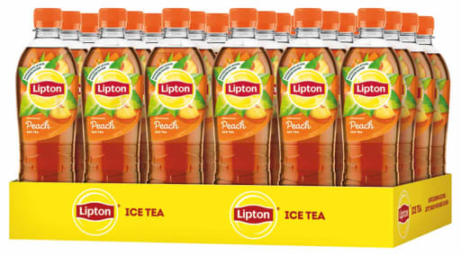 Foto Lipton Ice Tea Eistee Peach Karton 24 x 0,5 l PET Einweg