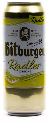 Foto Bitburger Radler 0,5 l Dose Einweg