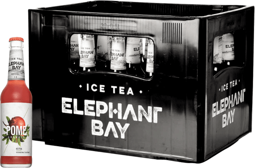 Miniaturansicht 0 Elephant Bay Ice Tea Pomegranate Kasten 20 x 0,33 l Glas Mehrweg