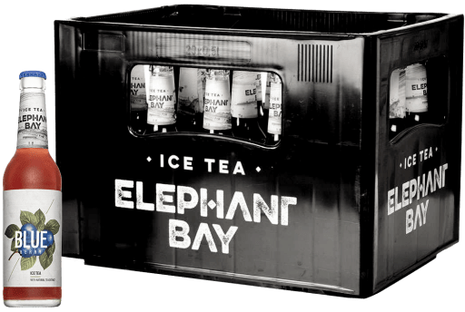 Miniaturansicht 0 Elephant Bay Ice Tea Blueberry Kasten 20 x 0,33 l Glas Mehrweg