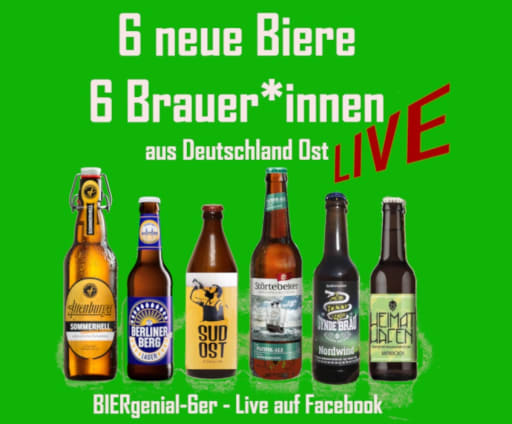 Foto BIERgenial - 6er April - Tag des Deutschen Bieres 6 x Glas Mehrweg