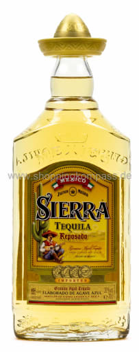 Foto Sierra Tequila Reposado Gold Karton 6 x 0,7 l Glas