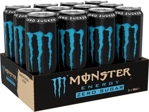 Foto Monster Energy Absolutely Zero Karton 12 x 0,5 l Dose Einweg