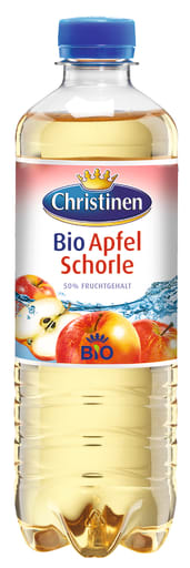 3999 Christinen Bio Apfelschorle 0,5 l PET Einweg.jpg