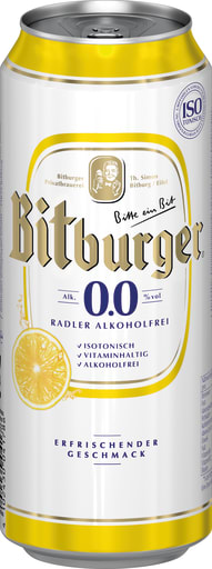 Miniaturansicht 0 Bitburger Radler alkoholfrei 0,5 l Dose Einweg