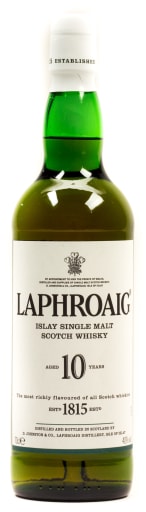 Foto Laphroaig Islay Single Malt Scotch Whisky 10 years 0,7 l
